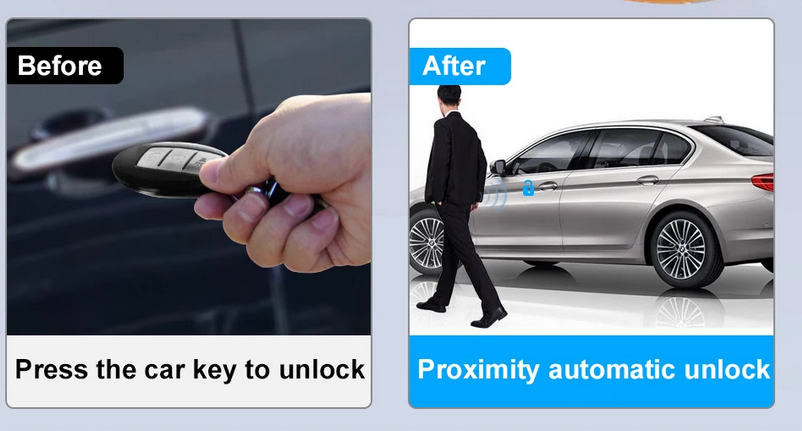 ART.7582 SMART LCD KEY intelligente Ingresso confortevole Audi/BMW/Ford/Mazd