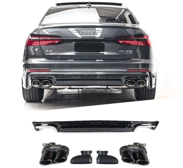 ART.5441  DIFFUSORI +TERMINALI AUDI A6 S6 C8 2019-2024
