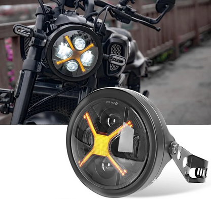 ART.7586  Faro anteriore full led Nero Yamaha MT03 660 (2006-2014)