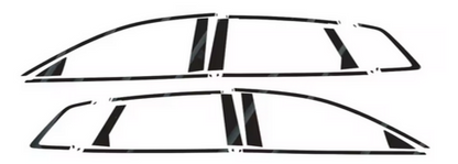ART.7399 CORNICE FINESTRINI NERI AUDI A3 8Y 2021-2025
