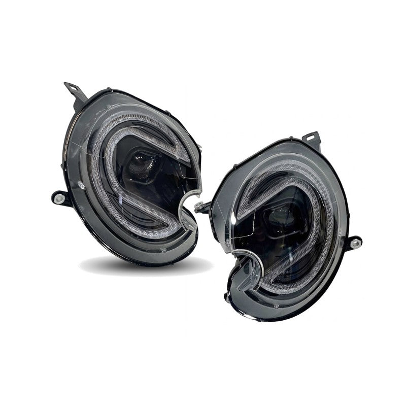 ART.10721 FARI ANTERIORI ADATTO PER Mini Cooper R55 / R56 06-12 Look DRL