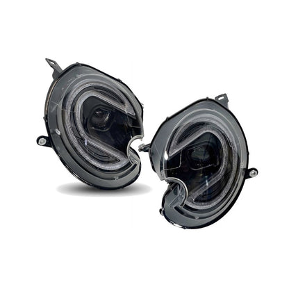 ART.10721 FARI ANTERIORI ADATTO PER Mini Cooper R55 / R56 06-12 Look DRL