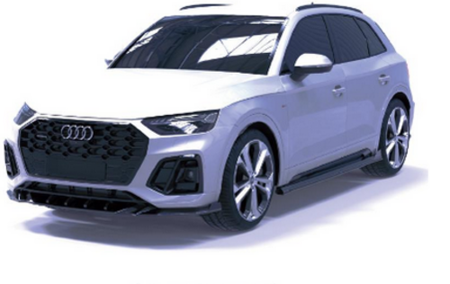 ART.2340 SPLITTER AUDI SQ5 Q5 S-LINE SUV SPORTBACK MK2 FACELIFT 2020 - 2024