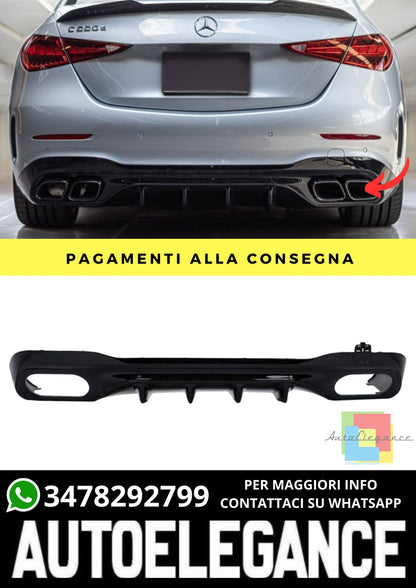 Diffusore adatto per Mercedes C-Class W206 Sedan 2021+
