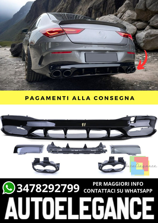 Diffusore adatto per Mercedes CLA C118 2019+