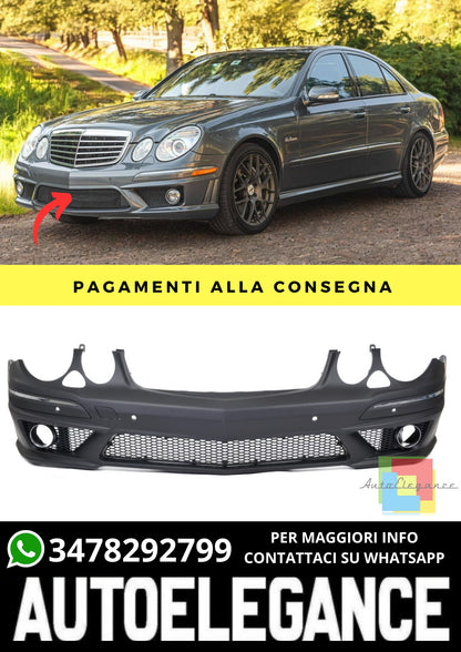 Paraurti Anteriore adatto per Mercedes E-Class W211 Sedan Estate 2002-2009