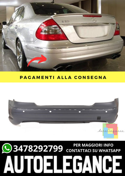 Paraurti Posteriore adatto per Mercedes E-Class W211 Sedan Estate 2002-2009
