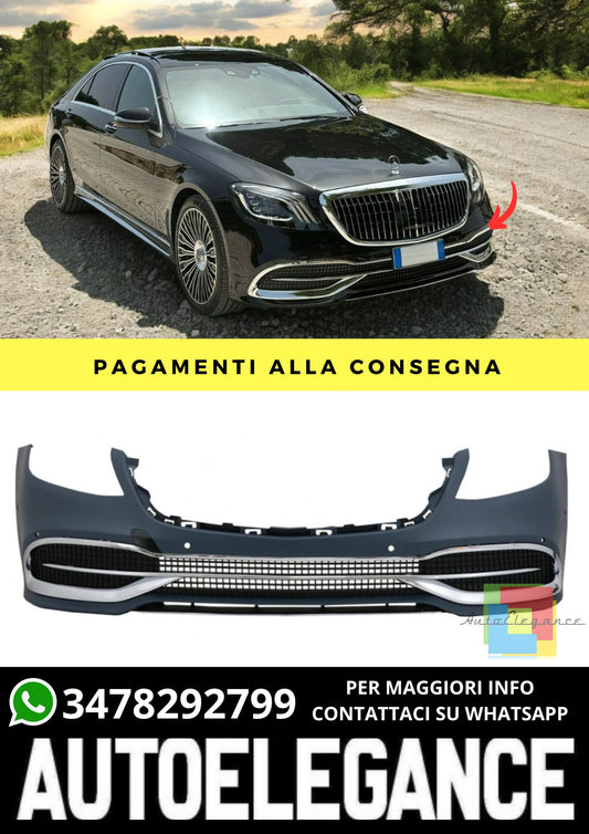 Paraurti Anteriore adatto per Mercedes S-Class W222 2017-2022