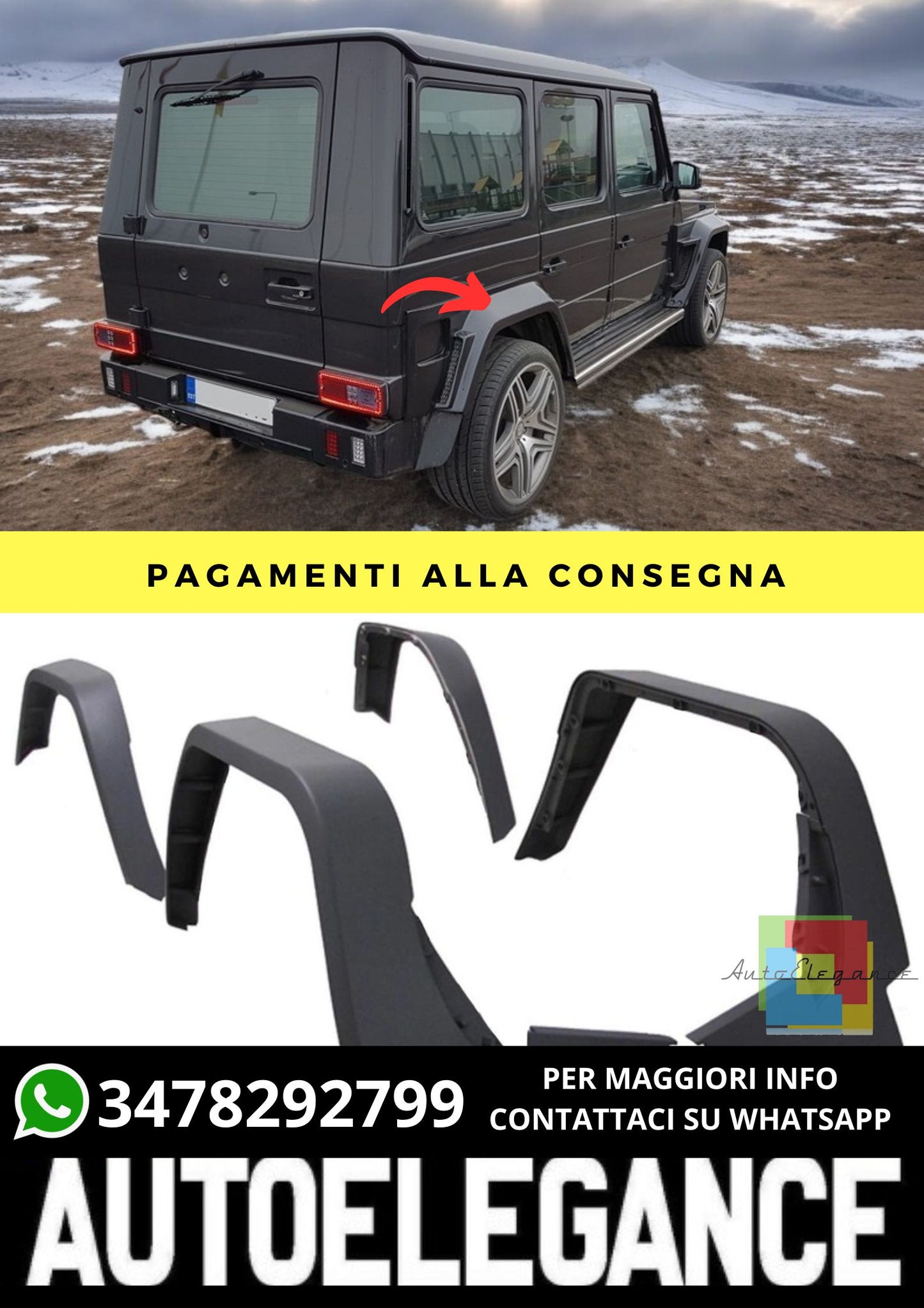 Passarouta adatto per Mercedes G-Class W463 1989-2018