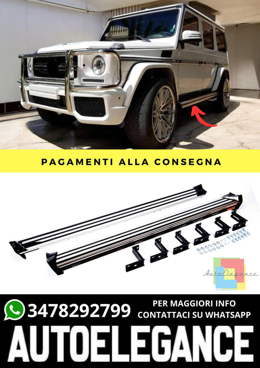 Pedane adatto per Mercedes G-Class W463 1989-2018