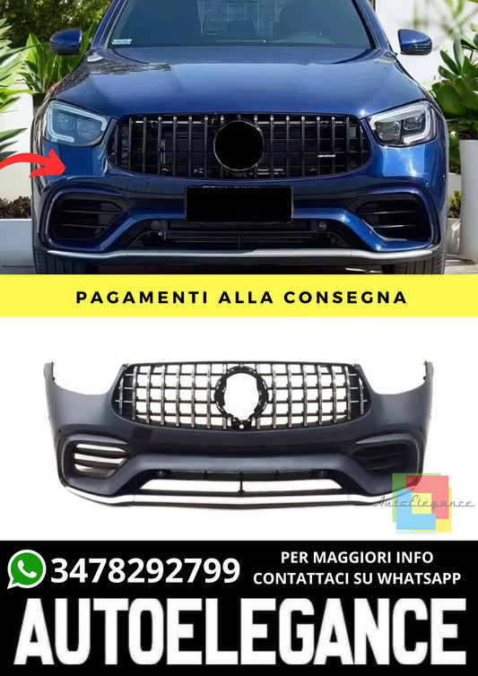 Paraurti Anteriore adatto per Mercedes GLC X253 SUV C253 2020-2023