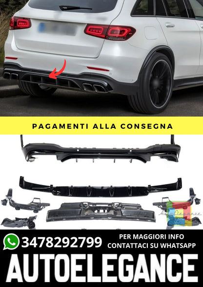 Diffusore adatto per Mercedes GLC X253 2015-2023
