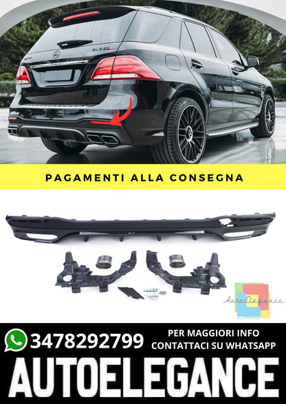 Diffusore adatto per Mercedes GLE W166 2015-2018