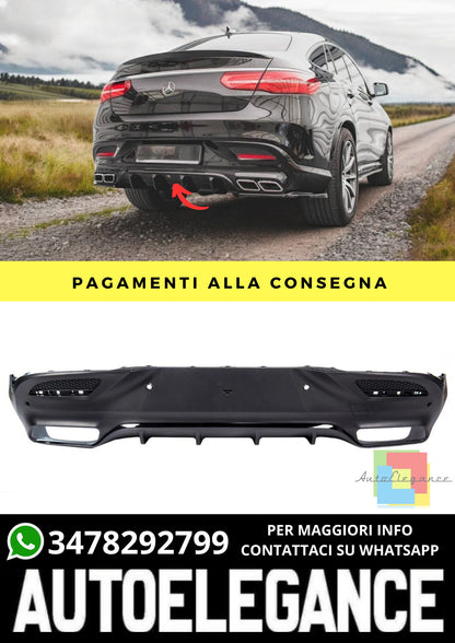 Diffusore adatto per Mercedes GLE Coupe C292 2015-2019