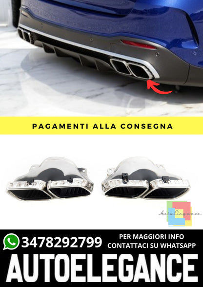 Terminali di Scarico adatto per Mercedes GLE W167 2018+