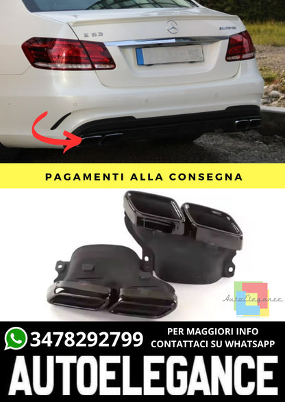 Terminali di Scarico adatto per Mercedes E-Class W212 2013-2016