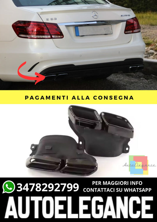 Terminali di Scarico adatto per Mercedes E-Class W212 2013-2016