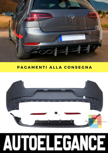 Paraurti Posteriore adatto per VW Golf 7 2012-2019