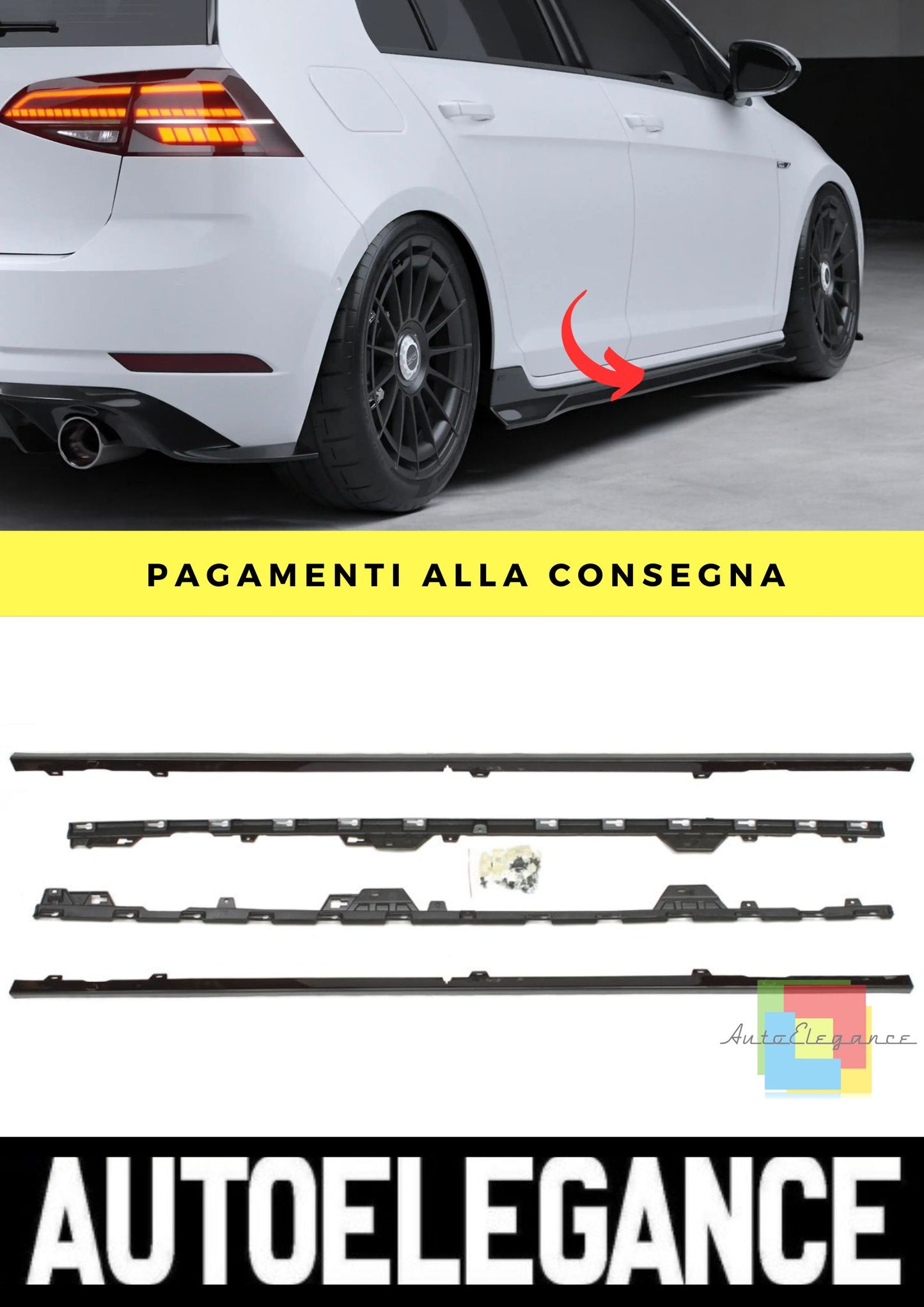 Minigone adatto per VW Golf 7 2012-2019
