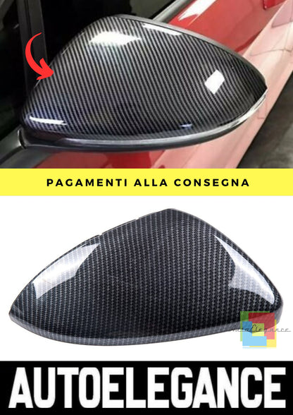 Copri specchietti adatto per VW Golf 7 2012-2019 Carbon Look