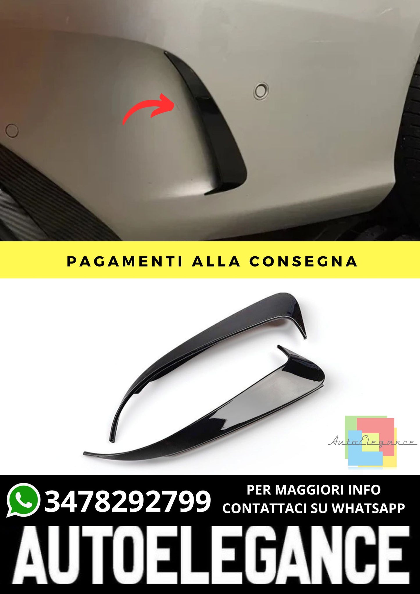 Vent Flaps adatto per Mercedes C-Class W205 2013-2021