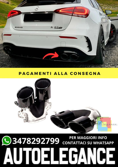 Terminali di Scarico per Mercedes A-Class W177, CLA C118, GLA H247, GLB X247