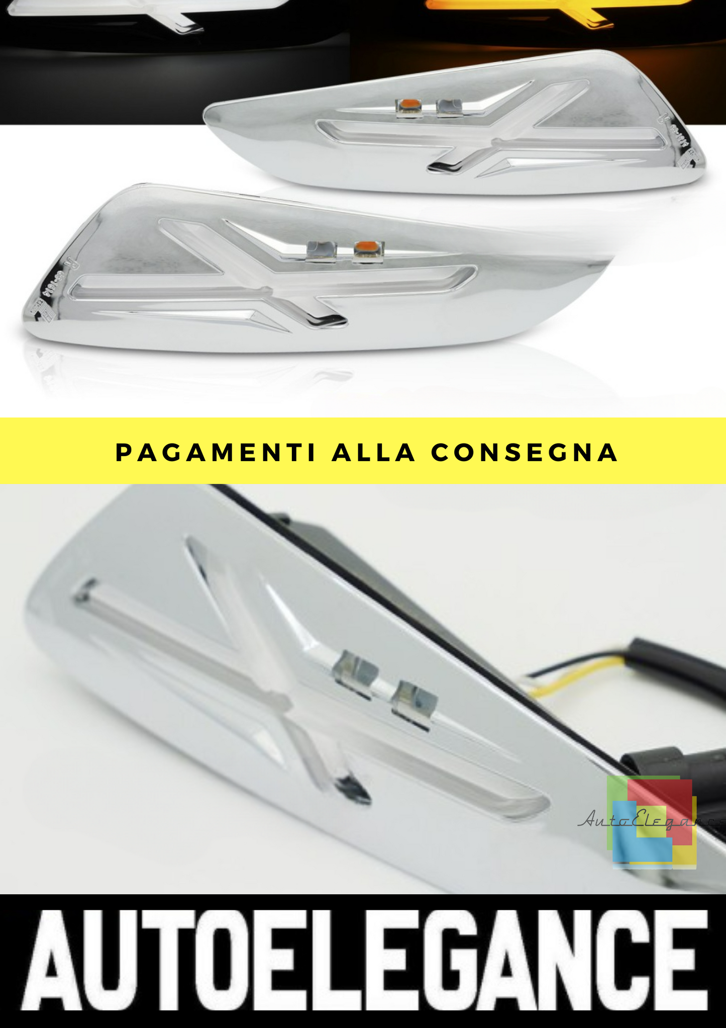 ⚙️ FARI ANTERIORI ADATTI PER VESPA GTS / GTV 300cc ⚙️