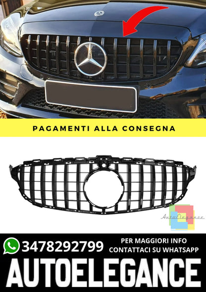 Griglia adatto per Mercedes C-Class (W205) Sedan Estate Coupe Cabrio (2013-2018)