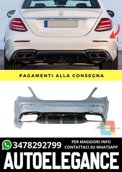 Paraurti Posteriore adatto per Mercedes E-Class W213 Sedan 2016-2020