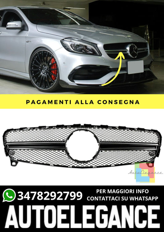 Griglia adatto per Mercedes A-Class W176 Facelift 2015-2018
