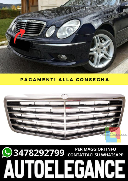 Griglia adatto per Mercedes E-Class (W211) Sedan Estate Facelift (2006-2009)