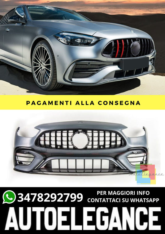 Paraurti Anteriore adatto per Mercedes C-Class W206 Sedan Estate 2021+