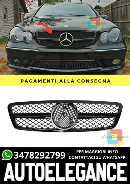 Griglia adatto per Mercedes C-Class W203 Sedan Estate 2000-2007