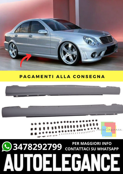 Sottominigone adatto per Mercedes C-Class W203 Sedan Estate 2000-2007