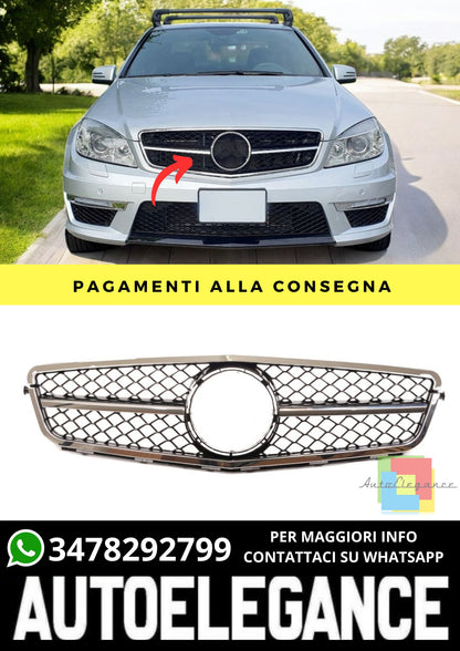 Griglia adatto per Mercedes C-Class W204 2007-2015