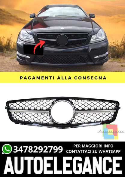 Griglia adatto per Mercedes C-Class W204 2007-2015