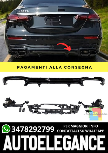Diffuser suitable for Mercedes E-Class (W213) Sedan Estate (2016-2023)
