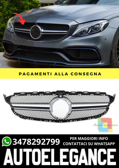 Griglia adatto per Mercedes C-Class W205 2018-2021 Camera