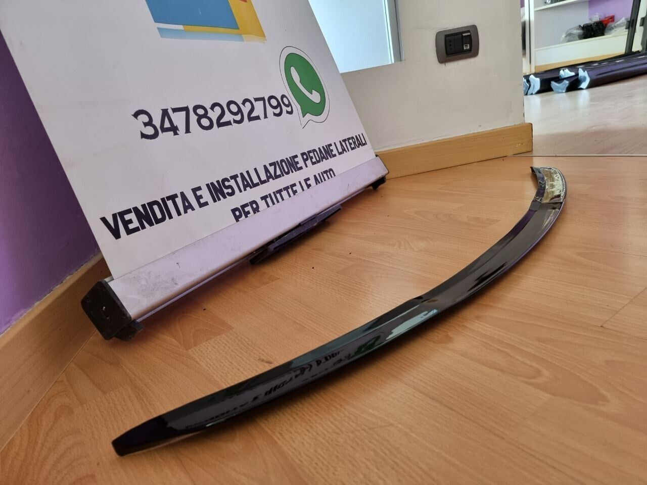 💕ART. 0501 SPOILER M.BENZ CLASSE A W176 2012-2018 NERO LUCIDO💕