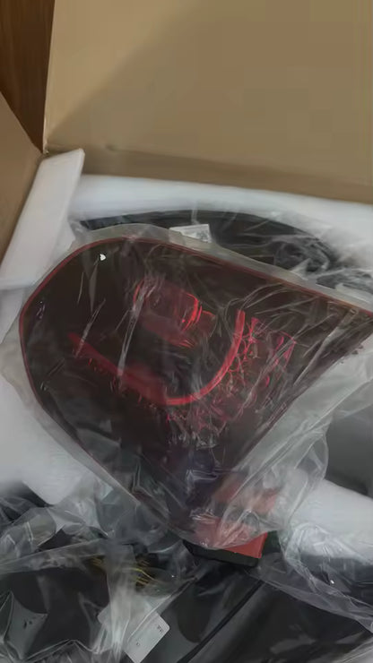 💫ART.8294 Fanali Posteriori rosso trasparente / fumatore / fumatore rosso per VW Golf 6💫