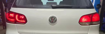 💫ART.8294 Fanali Posteriori rosso trasparente / fumatore / fumatore rosso per VW Golf 6💫