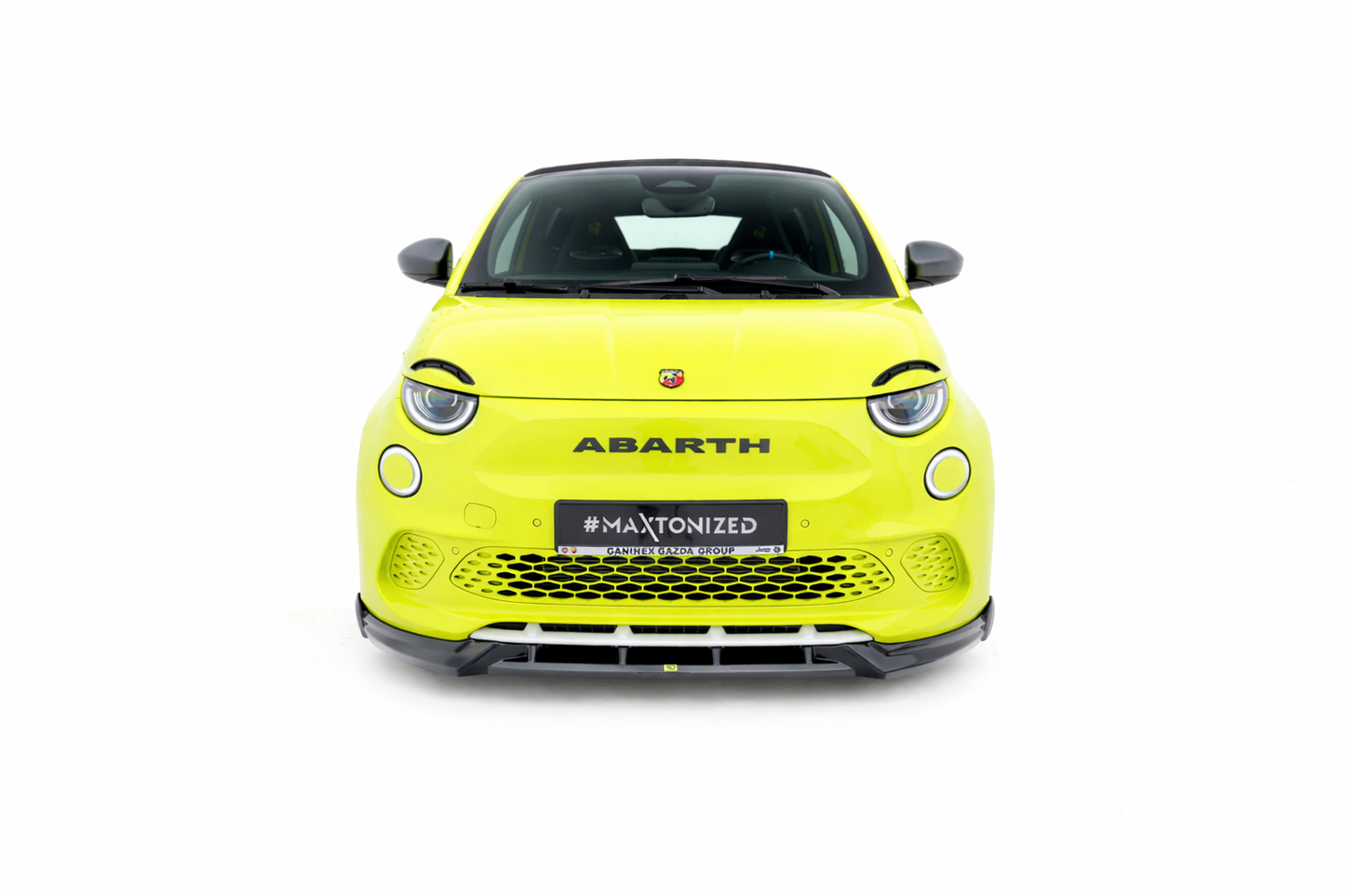 💫ART.9328 Splitter Anteriore Nero Lucido per Abarth 500e 2023+💫