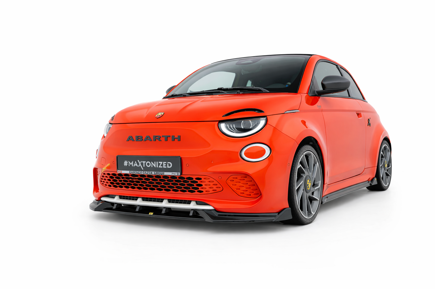 💫ART.9328 Splitter Anteriore Nero Lucido per Abarth 500e 2023+💫
