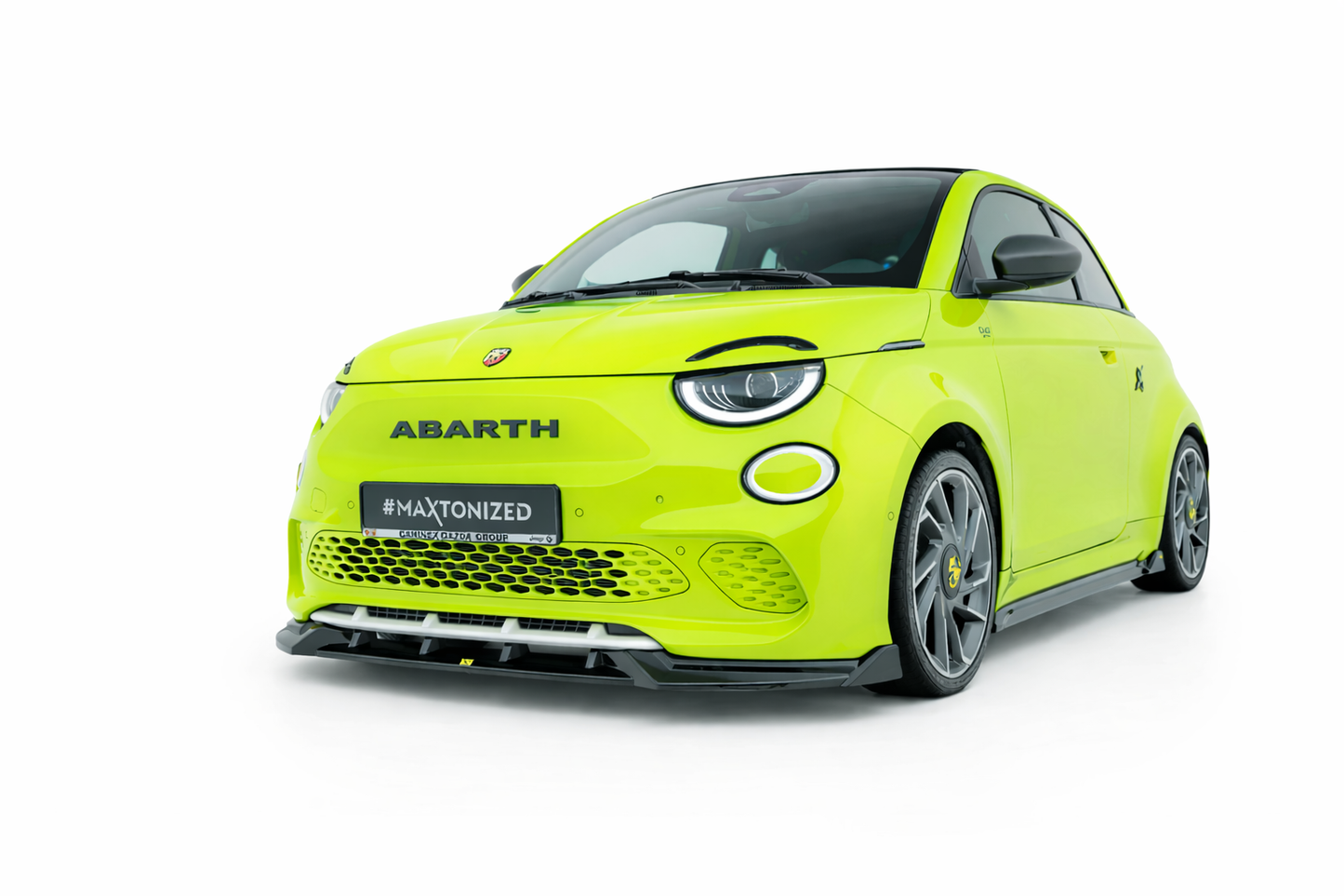 💫ART.9328 Splitter Anteriore Nero Lucido per Abarth 500e 2023+💫