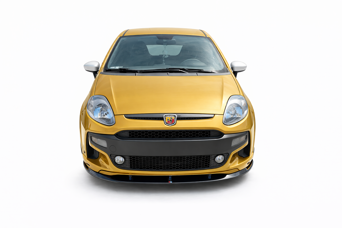 💫ART.9330 Splitter Anteriore Nero Lucido per Abarth Punto Evo 2010-2014💫