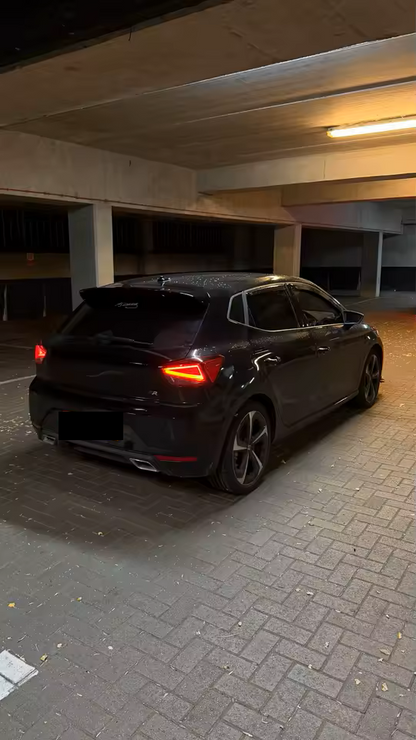 💫ART.5122 Spoiler Tetto Nero Lucido Seat Ibiza MK5 F6 Hatchback 2017-2023💫
