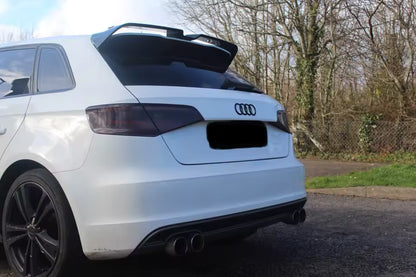 💫ART.8273 Spoiler sul Tetto Stile OTG Nero Lucido per Audi A3 8V SPORTBACK 2013+💫