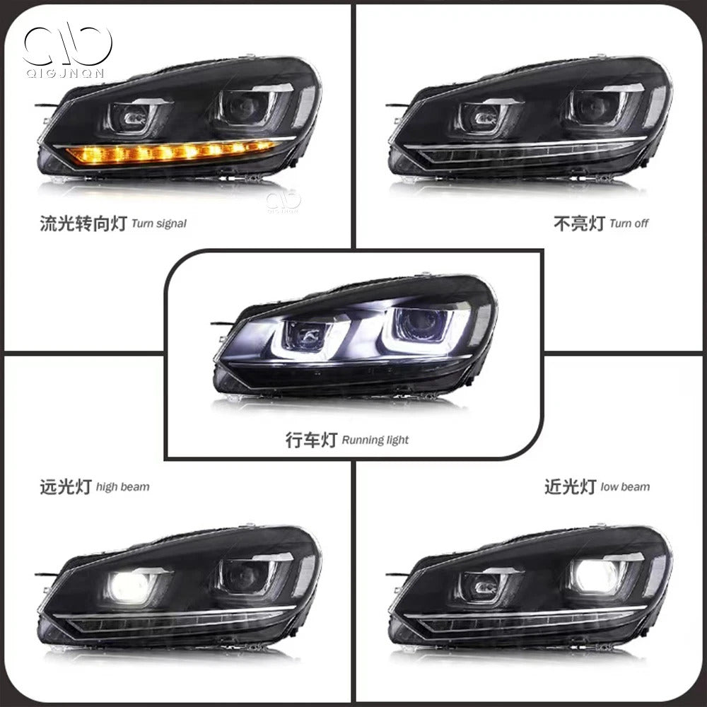 💎HEADLIGHTS SUITABLE FOR VW Golf 6 MK6 2009-2013 💎