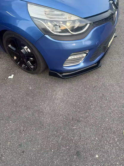 💫ART.8207 Splitter Anteriore Nero Lucido per Renault Clio MK4 2012-2019 💫