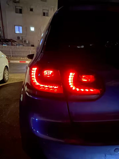 💫ART.8294 Fanali Posteriori rosso trasparente / fumatore / fumatore rosso per VW Golf 6💫
